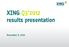 XING Q3 2012 results presentation. November 8, 2012