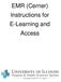 EMR (Cerner) Instructions for E-Learning and Access