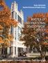 MASTER OF INTERNATIONAL DEVELOPMENT POLICY