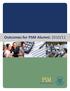 Outcomes for PSM Alumni: 2010/11
