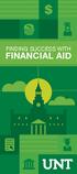 FINDING SUCCESS WITH FINANCIAL AID
