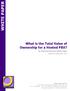 WHITE PAPER SPON. What is the Total Value of Ownership for a Hosted PBX? Published September 2012. An Osterman Research White Paper.