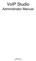 VoIP Studio. Administrator Manual. Version: 0.6 Date: 2014-04-25