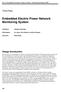 Embedded Electric Power Network Monitoring System