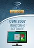OSM 2007 MONITORING SOFTWARE