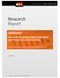 Research Report. Abstract: Trends for Protecting Highly Virtualized and Private Cloud Environments. June 2013