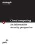Cloud computing An information security perspective