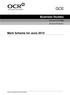 GCE. Business Studies. Mark Scheme for June 2010. Advanced GCE F296 Business Production. Oxford Cambridge and RSA Examinations