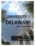 UNIVERSITY of DELAWARE. English Language Institute