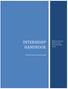 INTERNSHIP HANDBOOK. MSEd Counseling, Old Dominion University (May 2014) COUN 668: Internship in School Counseling