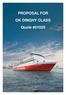PROPOSAL FOR OK DINGHY CLASS Quote #01020