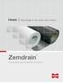 FRANK. Technologies for the construction industry. Zemdrain. Controlled permeability formliner