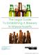 The Legal Guide To Establishing A Brewery In Massachusetts