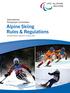 International Paralympic Committee Alpine Skiing Rules & Regulations