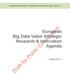 European Big Data Value Strategic Research & Innovation Agenda