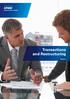 Transactions and Restructuring. kpmg.cz