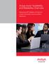 Avaya Aura Scalability and Reliability Overview. Deploying SIP Reliably at Scale for Large Corporate Communication Networks