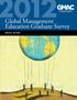 Global Management Education Graduate Survey 2011