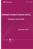 Hosted Contact Centre (HCC) Customer Service Plan