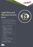 myki Refund & Reimbursement form
