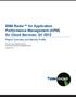 EMA Radar for Application Performance Management (APM) for Cloud Services: Q1 2012