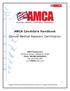 AMCA Candidate Handbook Clinical Medical Assistant Certification