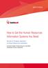How To Write A Human Resources Information System