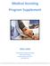 Medical Assisting Program Supplement 2015-2016