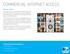COMMERCIAL INTERNET ACCESS