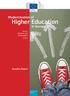 Modernisation of. Higher Education. in Europe. Access, Retention and Employability 2014. Eurydice Report. Education and Training