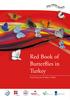 Red Book of Butterflies in in Turkey. Evrim Karaçetin & Hilary J. Welch
