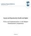 Sexual and Reproductive Health and Rights. Policy and Implementation in the Belgian Development Cooperation