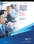 The CAE Master s Program