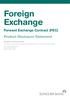 Forward Exchange Contract (FEC) Product Disclosure Statement