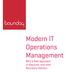 Modern IT Operations Management. Why a New Approach is Required, and How Boundary Delivers