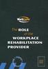 The Role of the Workplace Rehabilitation Provider