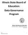 Illinois State Board of Education: Data Governance Program