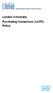 London University Purchasing Consortium (LUPC) Policy