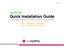 Quick Installation Guide Simple integrated version of manuals for installation and programming