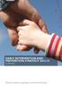 EARLY INTERVENTION AND PREVENTION STRATEGY 2012-15 Summary