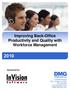 Improving Back-Office Productivity and Quality with Workforce Management