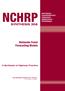 NATIONAL COOPERATIVE HIGHWAY RESEARCH PROGRAM NCHRP SYNTHESIS 358. Statewide Travel Forecasting Models. A Synthesis of Highway Practice
