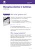 Managing asbestos in buildings: