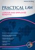 PRACTICAL LAW LABOUR AND EMPLOYEE BENEFITS MULTI-JURISDICTIONAL GUIDE 2011/12. The law and leading lawyers worldwide