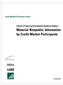 Material Nonpublic Information by Credit Market Participants