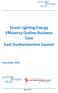 Street Lighting Energy Efficiency Outline Business Case East Dunbartonshire Council November 2012