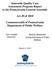 Statewide Quality Care Assessment Program Report to the Pennsylvania General Assembly. Act 49 of 2010