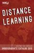 Distance Learning. Online Program Services Knicely Conference Center, Suite 120 2355 Nashville Road Bowling Green, KY 42101