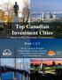 Top Canadian Investment Cities Based on Key Economic Fundamentals