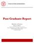 Post Graduate Report